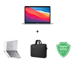 MacBook Air M1 + Hard shell Case + Carry Bag + Digital Safety Package